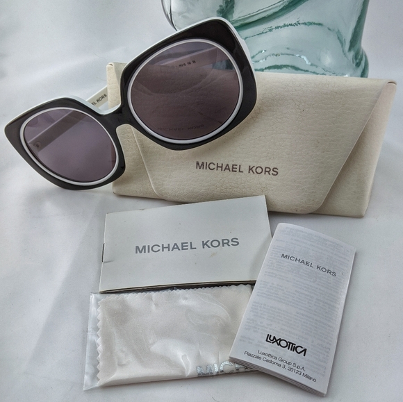 Auth. Michael Kors black and white sunglasses